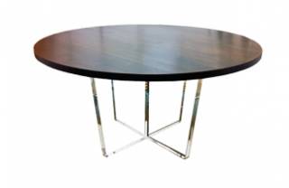 Walnut Perspex Dining Table